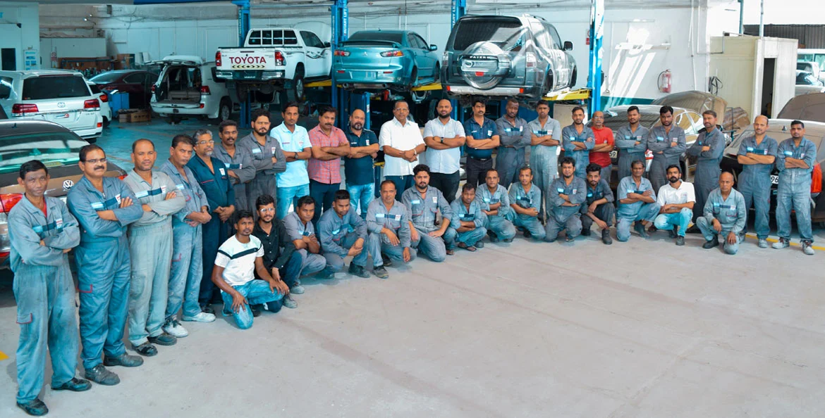 Car Workshop in Abu Dhabi Team